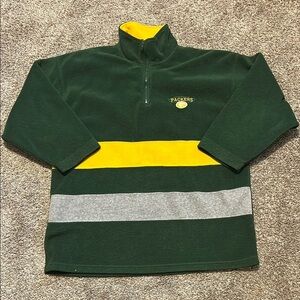 Vintage 1999 Iron Knights‎ Athletics NFL Green Bay Packers 1/4 Zip Sweatshirt L